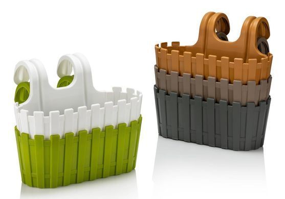 Вазон для цветов Poliwork Akasya Easy Hanger подвесной овальный 3 л 29 x21 x 18 см, Цвет Коричневый