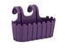Вазон для цветов Poliwork Akasya Easy Hanger подвесной овальный 3 л 29 x21 x 18 см, Цвет Коричневый