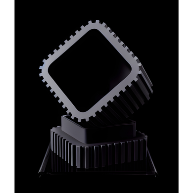 Квітковий горщик 3d Tower круглий 12 x 13 cm, Колір Антрацит