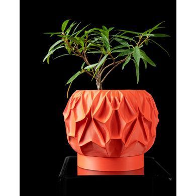 Квітковий горщик 3d Mistella круглий 15 x 12.5 cm, Колір Червоний