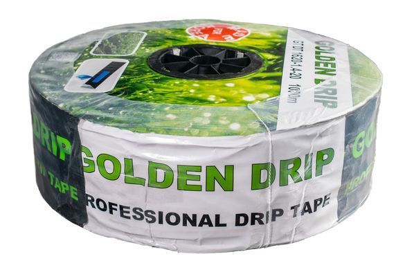 Стрічка Крапельна SHD 8 mil крок 20 см бухта 3000 метрів емітерна GOLDEN DRIP