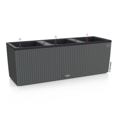 Умный горшок Lechuza Balconera 40 TRIO Cottage прямоугольное 31 x 3 л 42 x 130 x 44 см, Цвет Коричневый