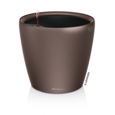 Умный горшок Lechuza Classico Premium LS 28 круглый 7 л 29 x 26 см, Цвет Металик