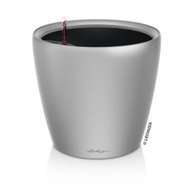 Умный горшок Lechuza Classico Premium LS 28 круглый 7 л 29 x 26 см, Цвет Металик