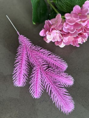 Веточка хвойная литая SGH Barbie Pink розовая 33 см (250 шт.)