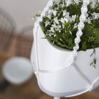 Макраме Lechuza (підвіс) YULA білий, Колір Білий