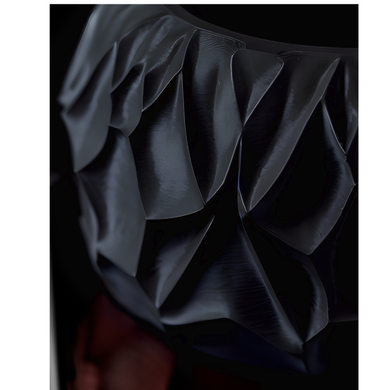 Цветочный горшок 3d Mistella круглый 14 x 11 cm, Цвет Negru