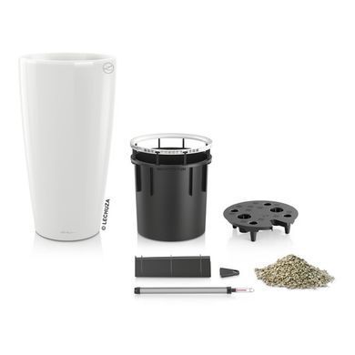 Умный горшок Lechuza Rondo 40 круглый 22 л 40 x 75 см, Цвет Антрацит