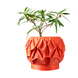 Квітковий горщик 3d Mistella круглий 14 x 11 cm, Колір Червоний
