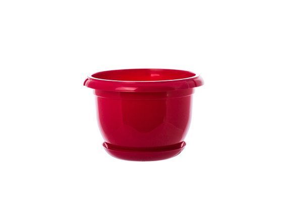 Горщик для квітів Form-Plastic Мальта круглий 1,9 л 19 х 12 см, Колір Рожевий-Пастель