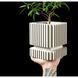 Квітковий горщик 3d Tower круглий 13 x 14 cm, Колір Білий