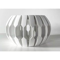 Цветочный горшок 3d Orchid Tala Premium круглый 16.5 x 12 cm, Цвет Белый