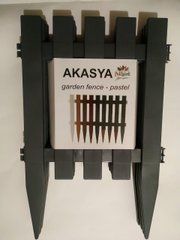 Садова огорожа Poliwork Akasya Garden Fence 59 x 39 см, Колір Антрацит