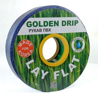 Рукав ПВХ Lay Flat 6" (100 мм), 50 м GOLDEN DRIP для поливу та перекачки води