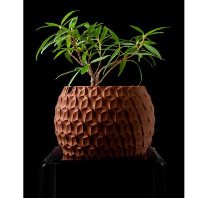 Цветочный горшок 3d Antic Premium круглый 17.5 x 12.5 cm, Цвет Коричневый