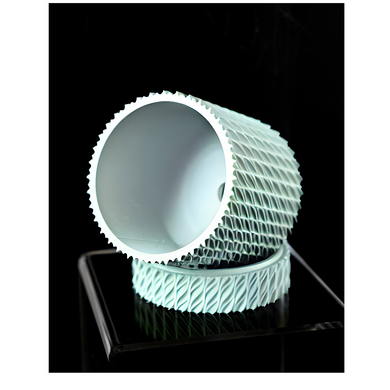 Квітковий горщик 3d Folium Premium круглий 12.5 x 14,3 cm, Колір Білий