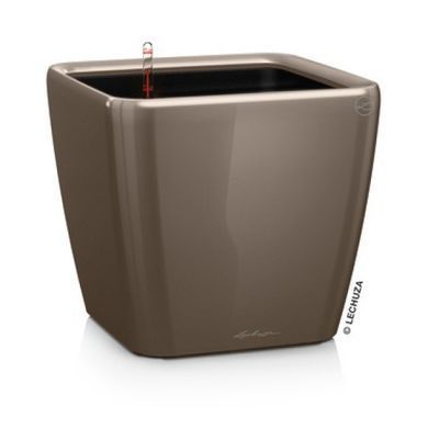 Розумний горщик Lechuza Quadro Premium LS 35 квадратний 17 л 36 x 33 см, Колір Кави