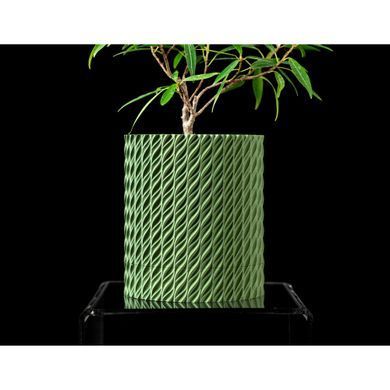 Квітковий горщик 3d Folium Premium круглий 13.5 x 15.5 cm, Колір Зелений