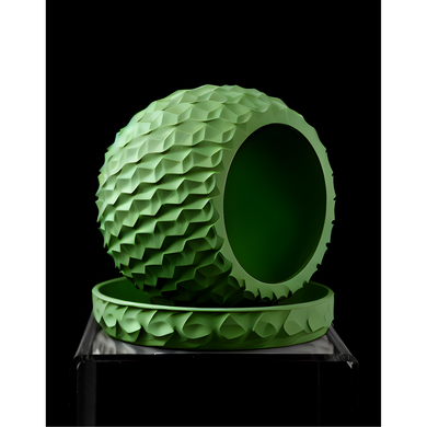 Цветочный горшок 3d Antic Premium круглый 22 x 15.5 cm, Цвет Зеленый