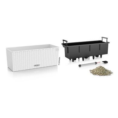 Розумний горщик Lechuza Balconera Cottage 50 прямокутний 8 л 19 x 50 x 19 см, Колір Мокко