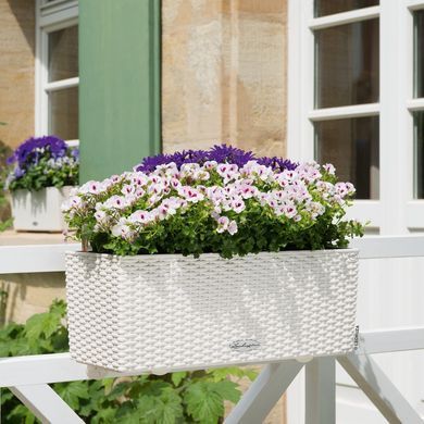 Розумний горщик Lechuza Balconera Cottage 50 прямокутний 8 л 19 x 50 x 19 см, Колір Мокко