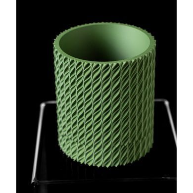 Квітковий горщик 3d Folium Premium круглий 13.5 x 15.5 cm, Колір Зелений