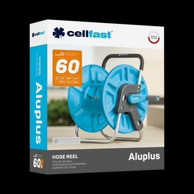 Катушка для шланга Cellfast TSV ALUPLUS 60 м 1/2&rdquo; &ndash; прочная, износостойкая