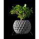 Квітковий горщик 3d Orbix круглий 15 x 12.5 cm, Колір Антрацит