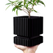 Цветочный горшок 3d Tower круглый 15 x 16.5 cm, Цвет Антрацит