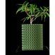 Квітковий горщик 3d Folium Premium круглий 12.5 x 14,3 cm, Колір Зелений