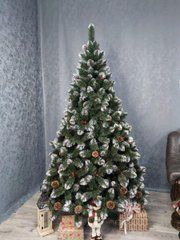 Ялинка штучна SGX Кармен з шишками і калиною 2.20 м.зелена