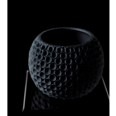 Квітковий горщик 3d Sferra круглий 18 x 15 cm, Колір Антрацит