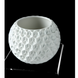 Квітковий горщик 3d Orbix круглий 18 x 15 cm, Колір Білий