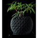 Квітковий горщик 3d Sferra круглий 18 x 15 cm, Колір Антрацит